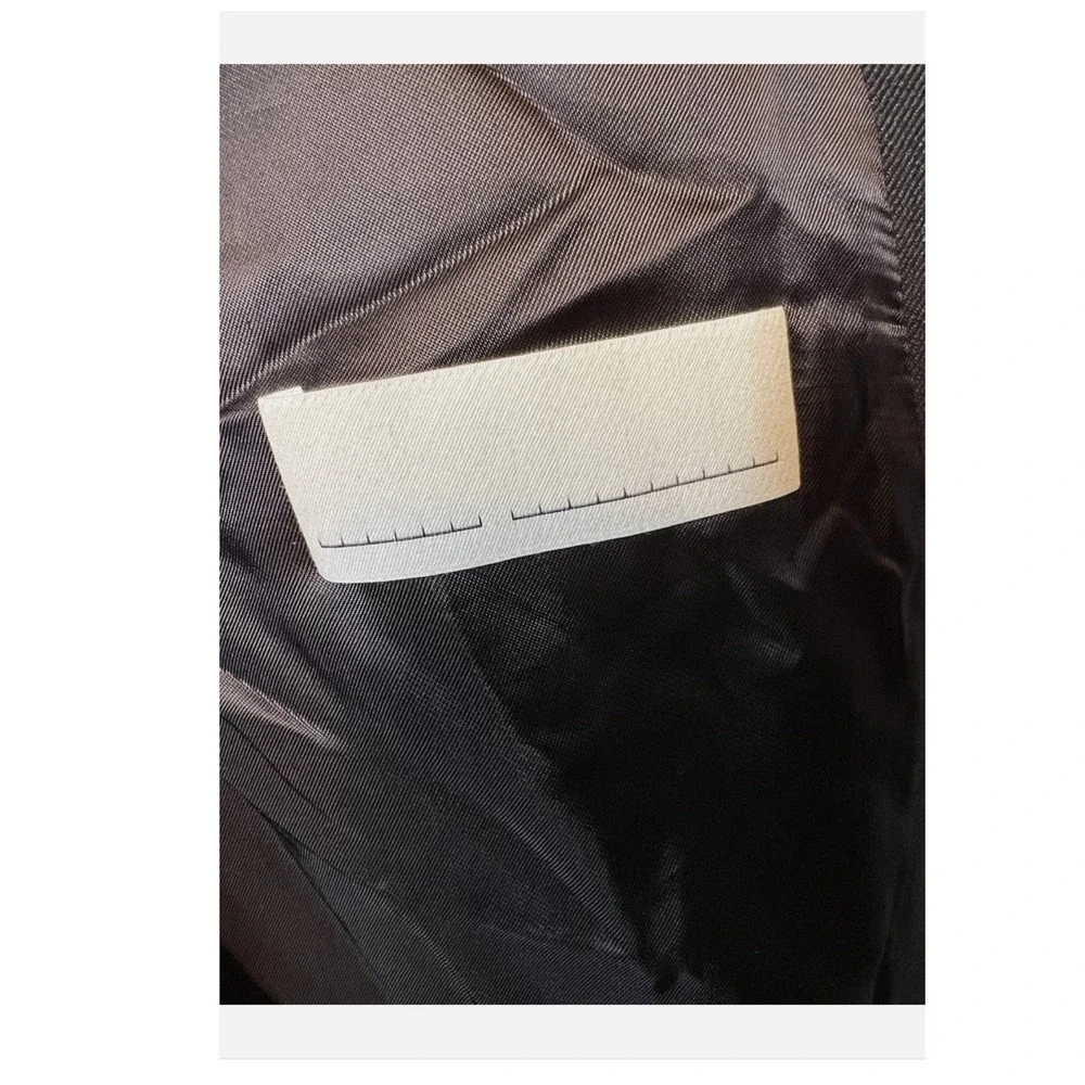ANDOM IDENTITIES Mens Black Blazer Jacket Polyester Formal Business Size 50‎